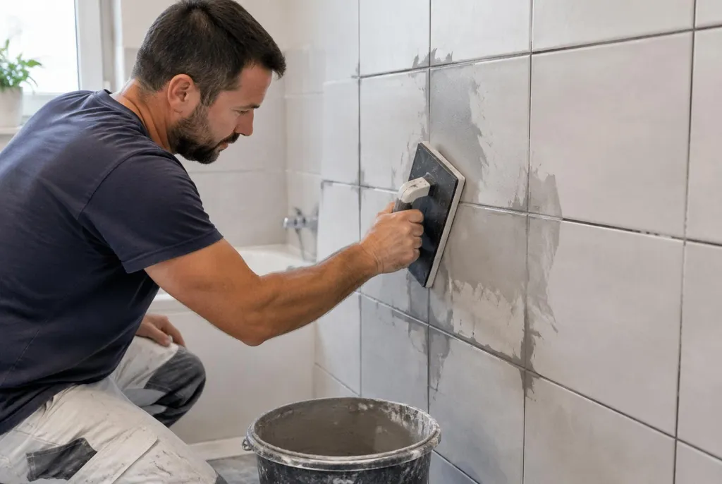 Kitbedrijf Nootdorp – nieuwe voegen in de badkamer