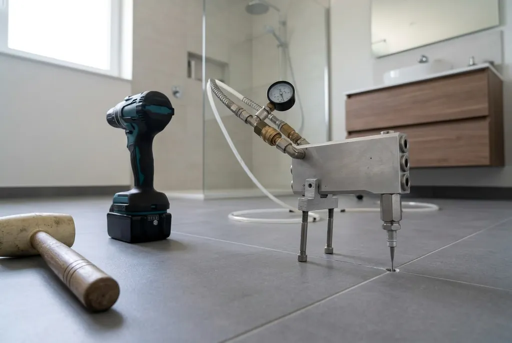 Kitbedrijf Nootdorp – holle tegels injecteren